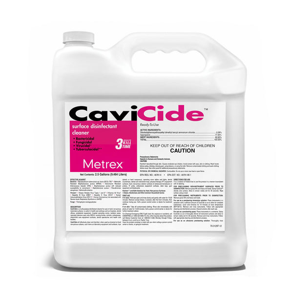 CaviCide™ Surface Disinfectant Cleaner Alcohol Based Manual Pour Liquid 2.5 gal. Jug Alcohol Scent NonSterile (1043861_CS) 2/CS