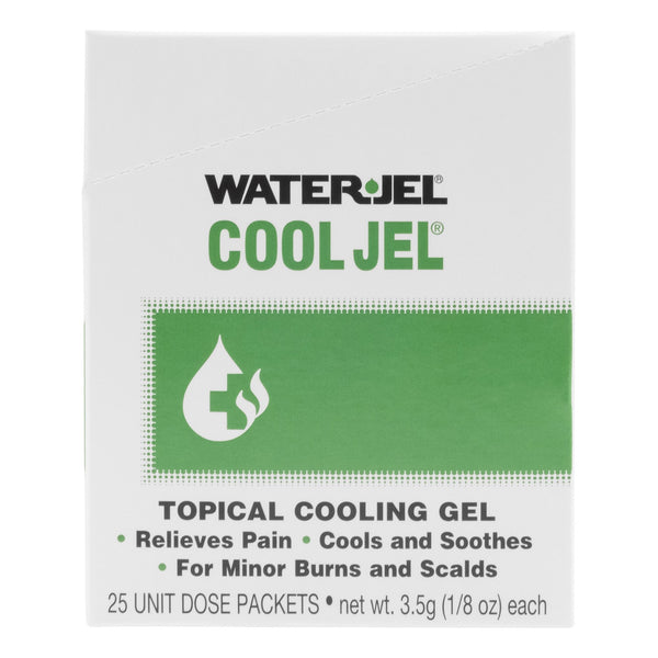 Water Jel® Cool Jel Burn Relief Tea Tree Oil / Glycerin Topical Gel 3.5 Gram Individual Packet (786414_BX) 25/BX
