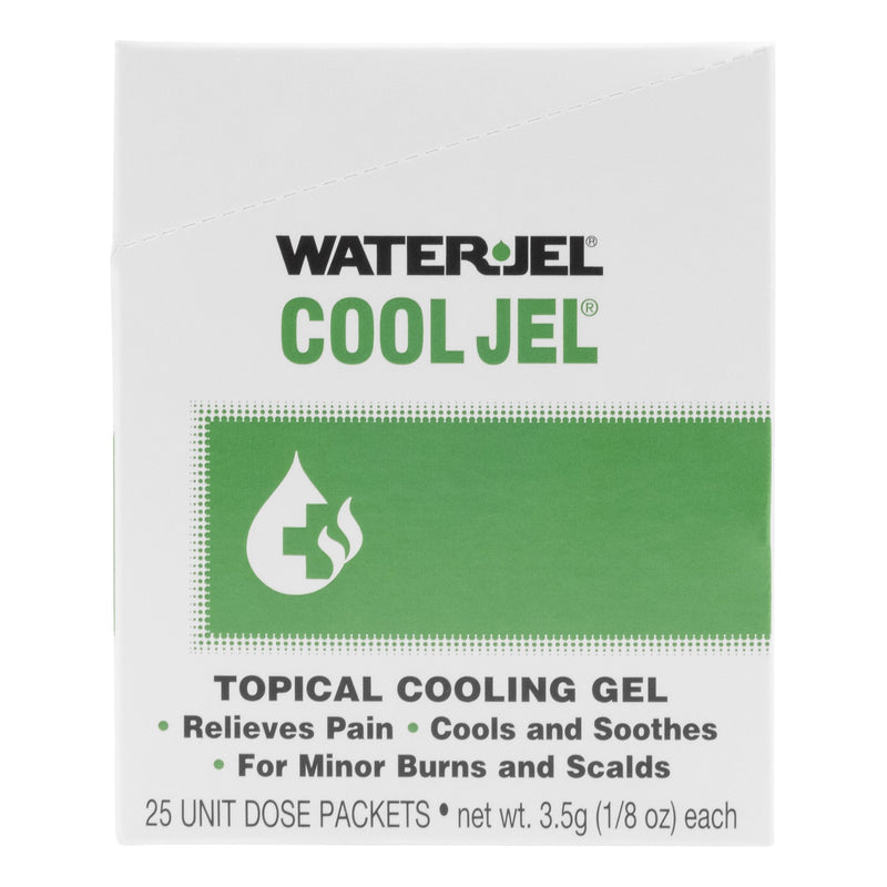 Water Jel® Cool Jel Burn Relief Tea Tree Oil / Glycerin Topical Gel 3.5 Gram Individual Packet (786414_BX) 25/BX