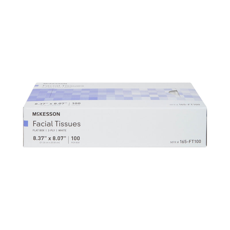 McKesson Facial Tissue White 8.37 X 8.07 Inch 100 Count (1040596_CS) 3000/CS