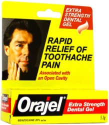 Orajel® Oral Pain Relief 20% Strength Benzocaine Oral Gel 0.45 oz. (586119_EA) 1/EA