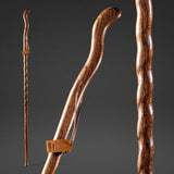 Brazos™ Twisted Fitness Walker Walking Stick Wood 55 Inch Height Brown (1229038_EA) 1/EA