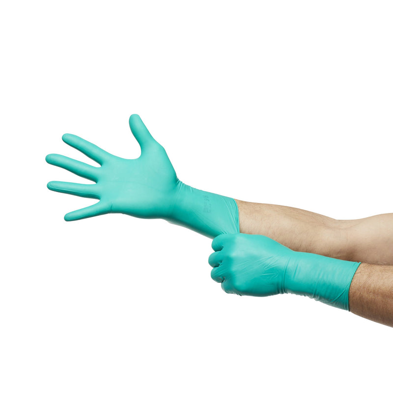 GAMMEX® Non-Latex Surgical Glove Size 7.5 Sterile Polyisoprene Standard Cuff Length Micro-Textured Green Chemo Tested (364346_CS) 200/CS