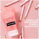 Neutrogena® Oil-Free Acne Wash Acne Treatment 4.2 oz. Foaming Scrub (1193259_EA) 1/EA