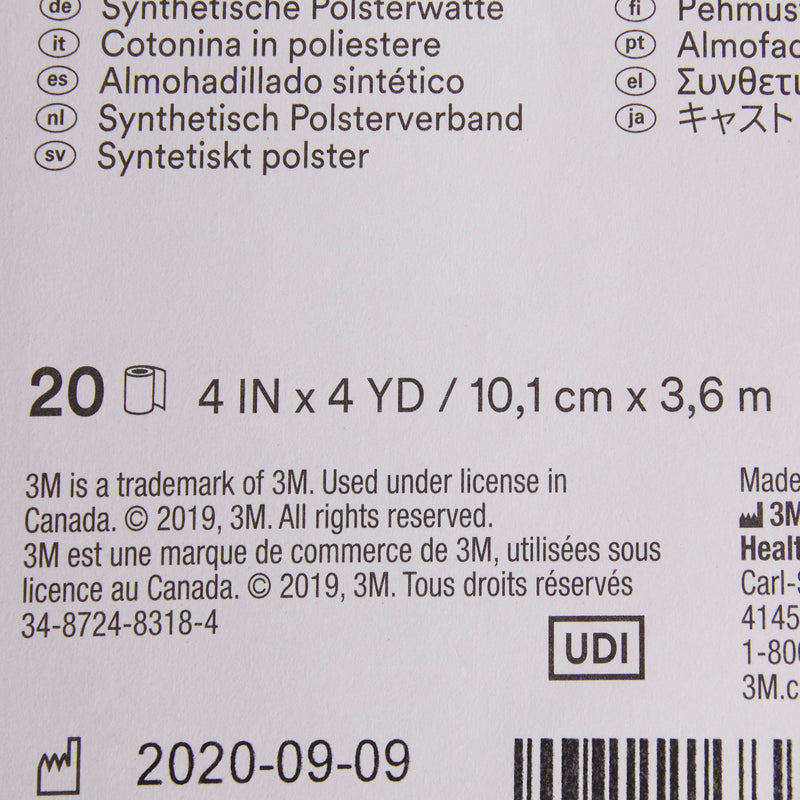 3M™ Synthetic Cast Padding Undercast 4 Inch X 4 Yard Polyester NonSterile (374555_BG) 20/BG