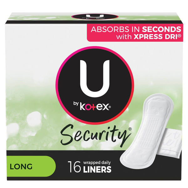 U by Kotex® Security® Lightdays Feminine Pad Regular Absorbency (1197231_PK) 16/PK