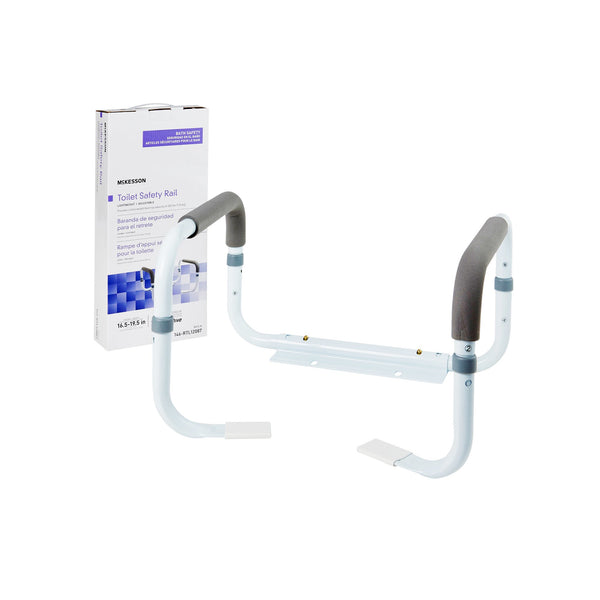 McKesson Toilet Safety Rail White Steel (1095389_EA) 1/EA
