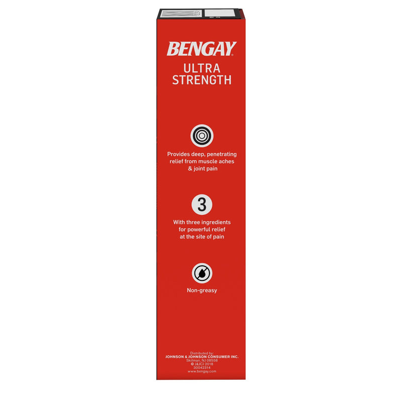 Bengay® Ultra Strength Topical Pain Relief 30% - 10% - 4% Strength Camphor / Menthol / Methyl Salicylate Cream 4 oz. (861389_EA) 1/EA