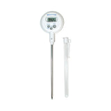 Marathon Digital Laboratory Thermometer Fahrenheit / Celsius 14° to 392°F (-10° to +200°C) Stainless Steel Probe Free-standing Battery Operated (725062_EA) 1/EA