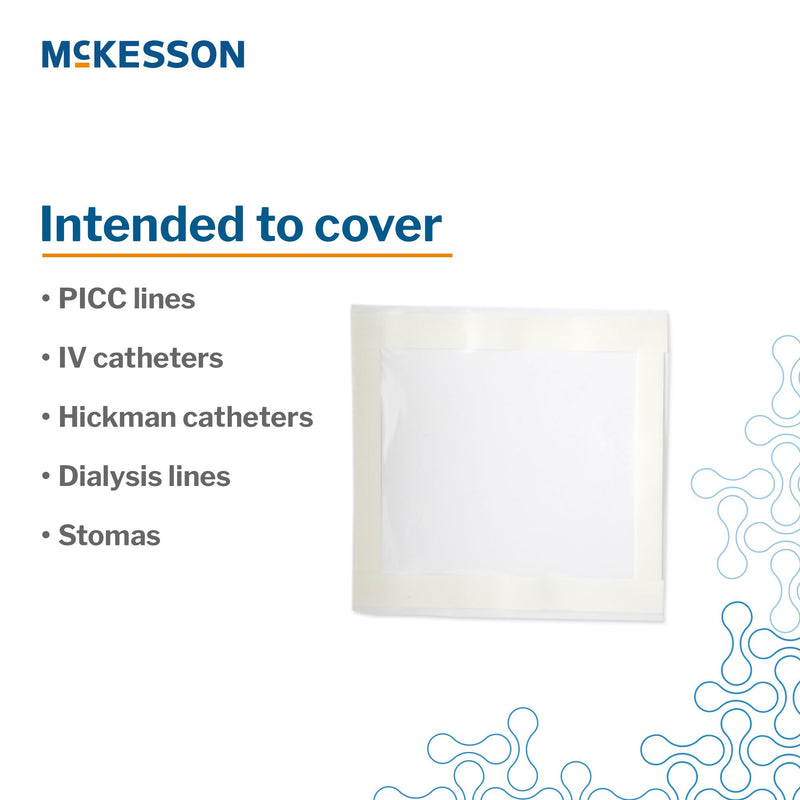McKesson IV Site Barrier Protector 9 X 9 Inch NonSterile (1162467_PK) 5/PK