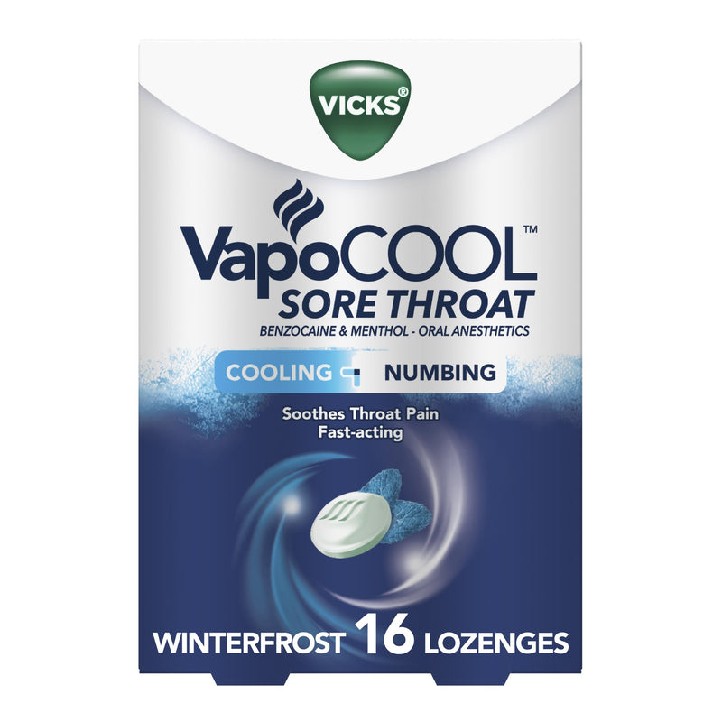 Vicks® VapoCOOL™ Sore Throat Relief Lozenge (1229275_CT) 1/CT