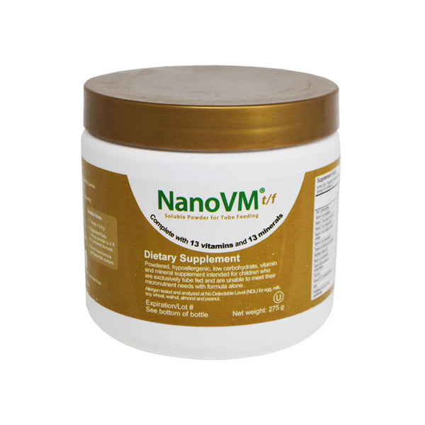 NanoVM® tf Pediatric Tube Feeding Formula Unflavored 275 Gram Jar Powder Vitamins / Minerals Food Allergies (971477_EA) 1/EA