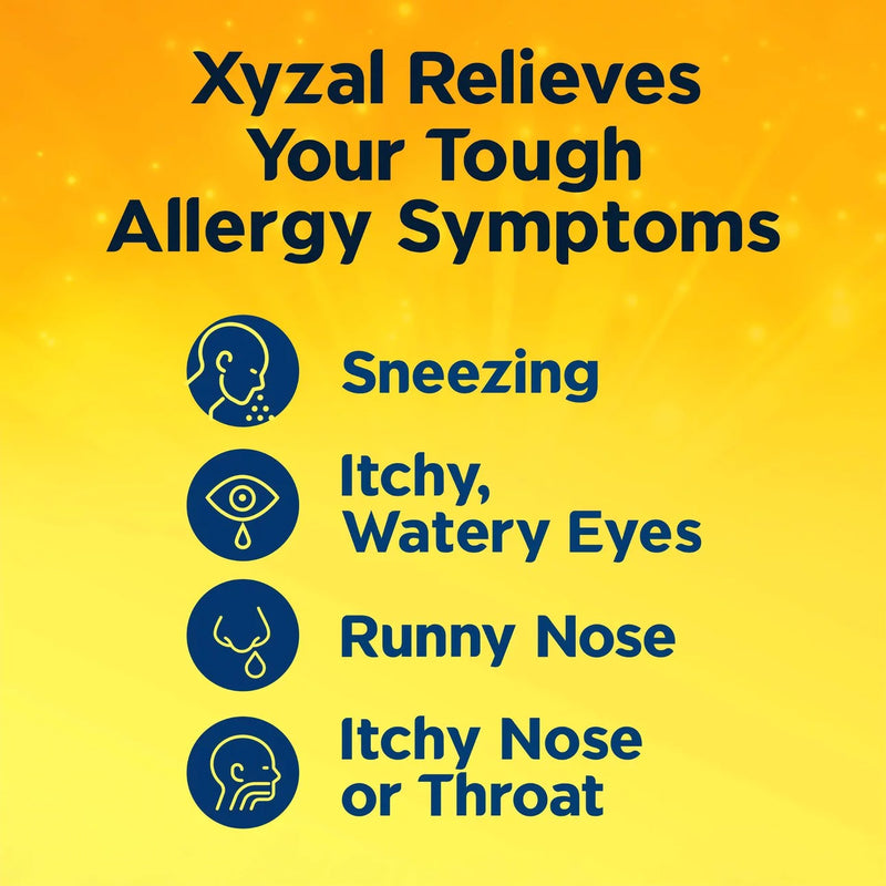 XYZAL® Allergy 24HR Allergy Relief 5 mg Strength Tablet 35 per Bottle (1230701_BT) 1/BT