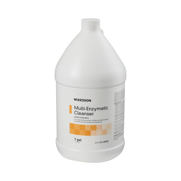 McKesson Multi-Enzymatic Instrument Detergent Liquid 1 gal. Jug Spring Fresh Scent (803319_CS) 4/CS