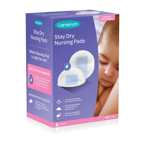 Lansinoh® Stay Dry Nursing Pad One Size Fits Most Disposable (1230849_BX) 60/BX