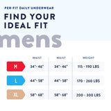 Prevail® Per-Fit® Male Adult Absorbent Underwear Pull On with Tear Away Seams Large Disposable Heavy Absorbency (881920_CS) 72/CS