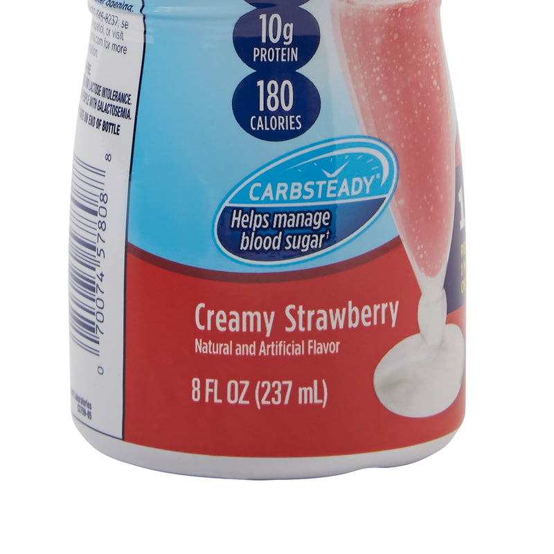 Glucerna® Original Shake Oral Supplement Creamy Strawberry Flavor Liquid 8 oz. Bottle (649275_PK) 6/PK