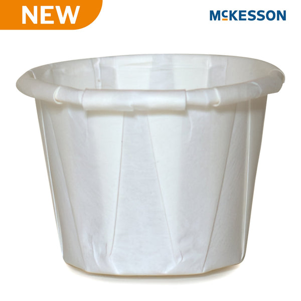 McKesson Souffle Cup 0.75 oz. White Paper Disposable (1251879_SL) 250/SL