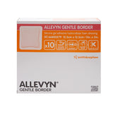 Allevyn Gentle Border Foam Dressing 5 X 5 Inch With Border Film Backing Silicone Gel Adhesive Square Sterile (665773_BX) 10/BX