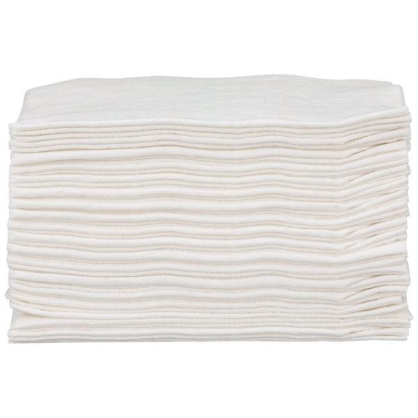 McKesson Washcloth 13 X 13 Inch White Disposable (577604_CS) 16/CS