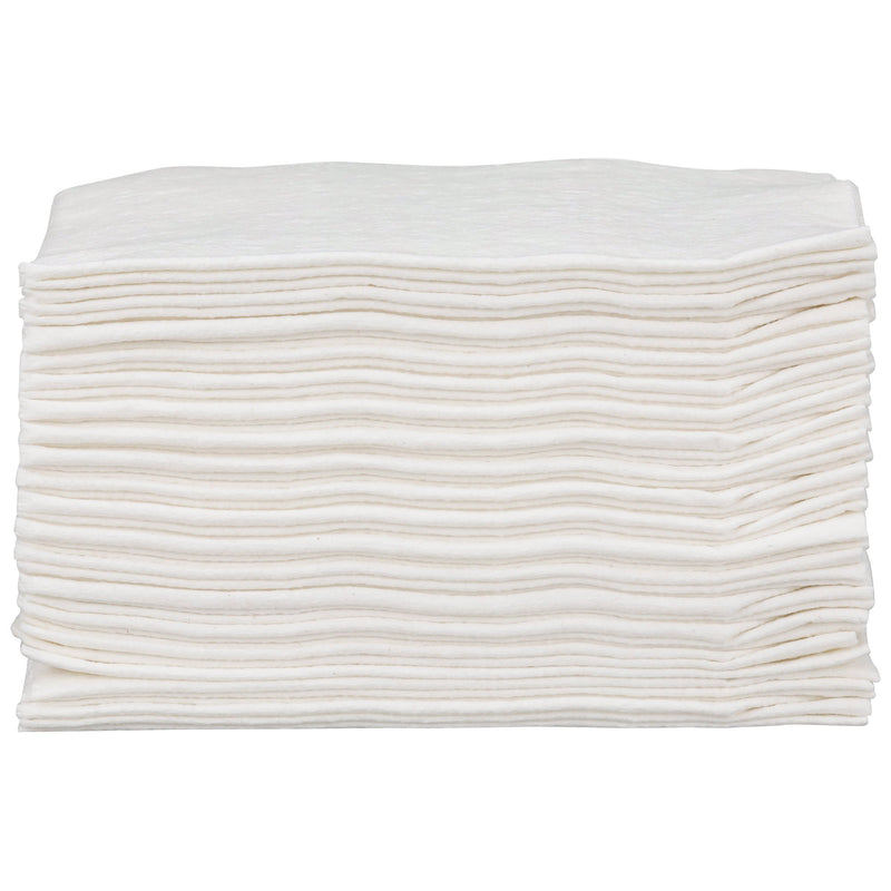 McKesson Washcloth 13 X 13 Inch White Disposable (577604_CS) 16/CS
