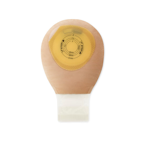 Pouchkins™ Child Ostomy Pouch One-Piece System 7 Inch Length Flat, Trim to Fit Up to 2 Inch Stoma Drainable (569769_BX) 10/BX