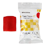 McKesson Cast Tape 2 Inch X 12 Foot Fiberglass Red (733687_BX) 10/BX