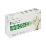 McKesson Confiderm® Exam Glove X-Large NonSterile Latex Standard Cuff Length Textured Fingertips Ivory Not Rated (921595_CS) 1000/CS