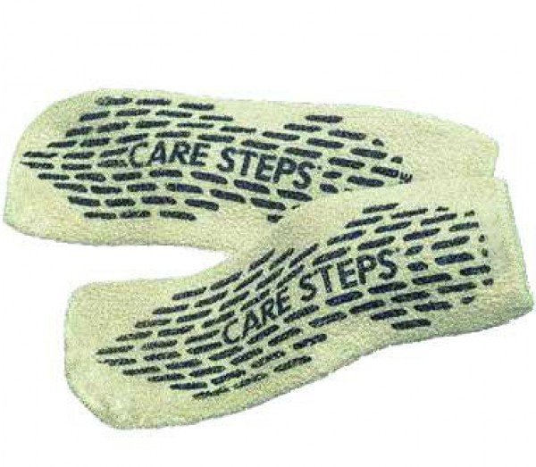 Care-Steps® Slipper Socks Unisex Adult 2X-Large Single Tread Single Patient Use Moss Green (1125644_PR) 1/PR