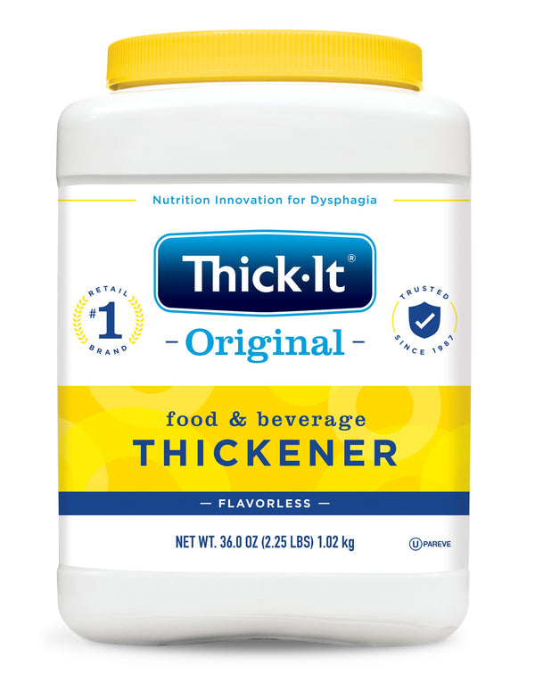 Thick-It® Original Food and Beverage Thickener 36 oz. Canister Unflavored Powder IDDSI Level 0 Thin (811365_EA) 1/EA