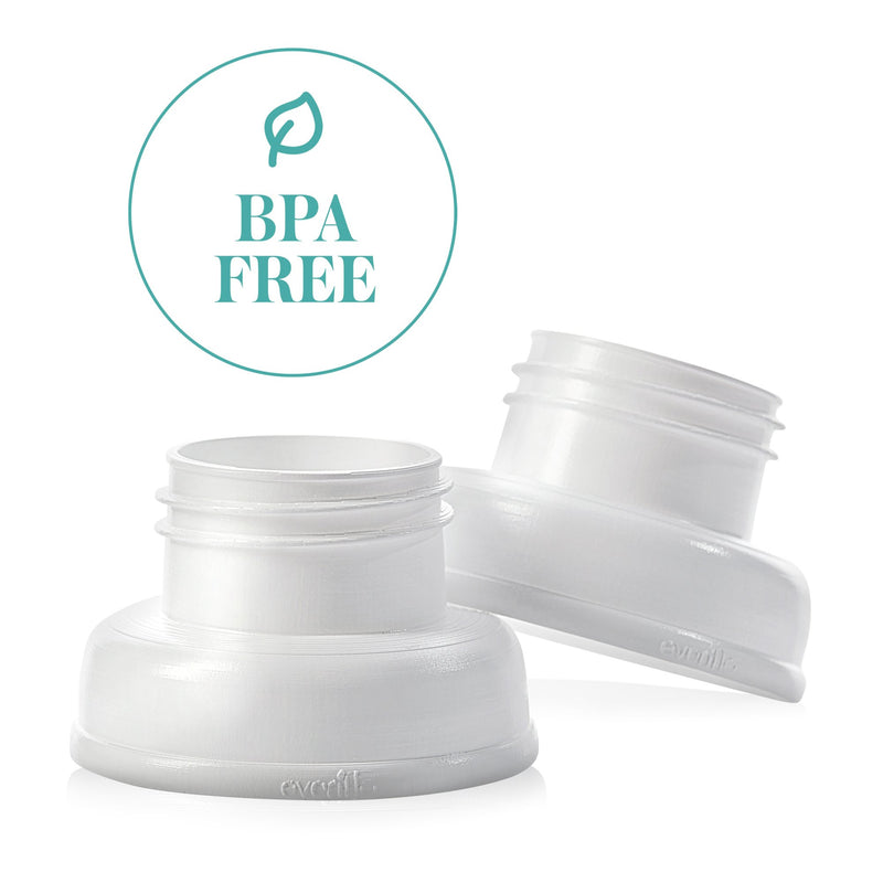 evenflo adapter Evenflo Balance + Wide Neck Breast Pump Adapter For Bottles (1146791_P – GoodEarth Products