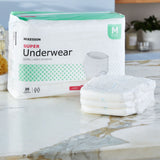 McKesson Unisex Adult Absorbent Underwear Pull On with Tear Away Seams Medium Disposable Moderate Absorbency (1123832_BG) 20/BG