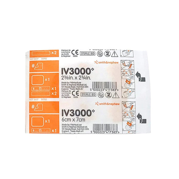IV3000™ I.V. Dressing REATIC Film 2-3/8 X 2-3/8 Inch Sterile (636776_EA) 1/EA