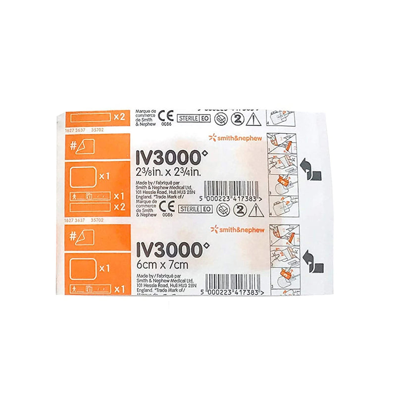 IV3000™ I.V. Dressing REATIC Film 2-3/8 X 2-3/8 Inch Sterile (636776_EA) 1/EA