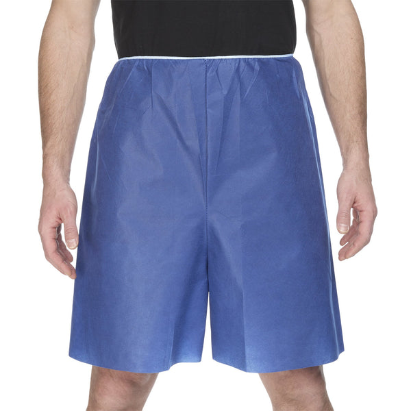 McKesson Exam Shorts X-Large Blue SMS Adult Disposable (1197331_CS) 100/CS