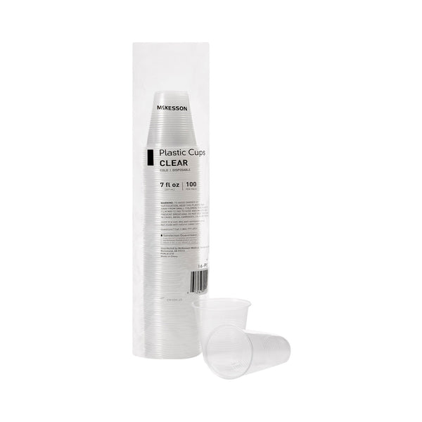 McKesson Drinking Cup 7 oz. Clear Polypropylene Disposable (1127770_SL) 100/SL