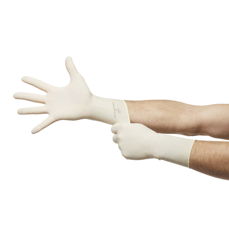 Protexis™ PI Classic Surgical Glove Size 7 Sterile Polyisoprene Standard Cuff Length Smooth Ivory Not Chemo Approved (807440_BX) 50/BX