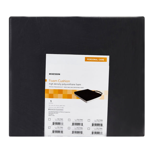 McKesson Seat Cushion 18 W X 16 L X 3 D Inch Polyurethane (1065552_CS) 7/CS