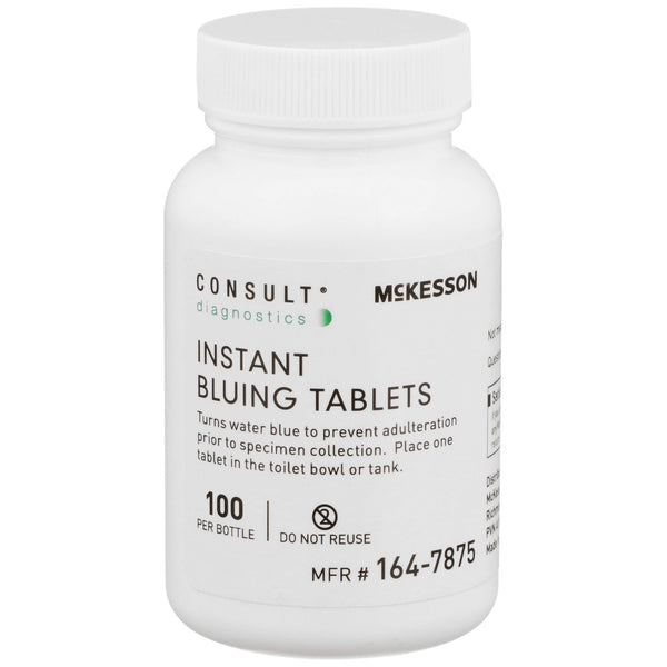 McKesson Consult™ Instant Bluing Tablets Blue, 100 Tests For Use In Toilet Water (1088138_BT) 1/BT