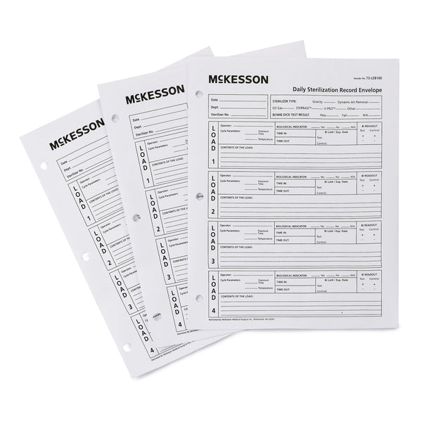 McKesson Sterilization Record Envelope McKesson (524898_PK) 100/PK