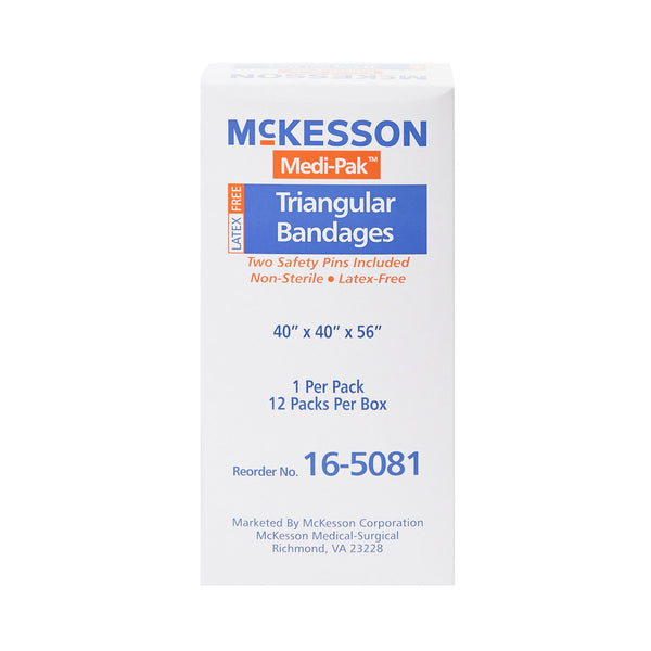 McKesson Triangular Bandage / Arm Sling Safety Pin One Size Fits Most (540284_EA) 1/EA