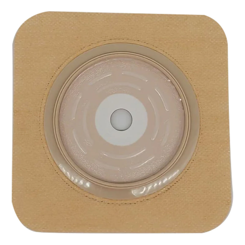Safe n Simple™ Ostomy Barrier Trim to Fit, Standard Wear Flexible Tape 70 mm Flange Up to 2-1/4 Inch Opening 5 X 5 Inch (1245143_BX) 10/BX