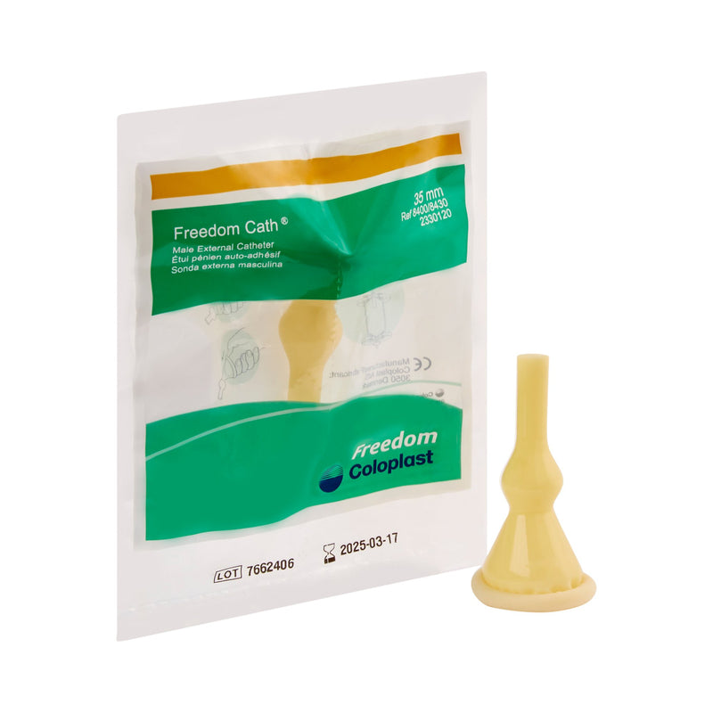 Freedom Cath® Male External Catheter Self-Adhesive Seal Latex Large (701926_BX) 100/BX