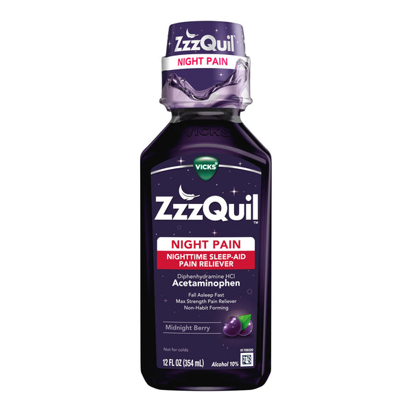 Vicks® Night time Sleep Aid 12 oz. Liquid (1229279_EA) 1/EA