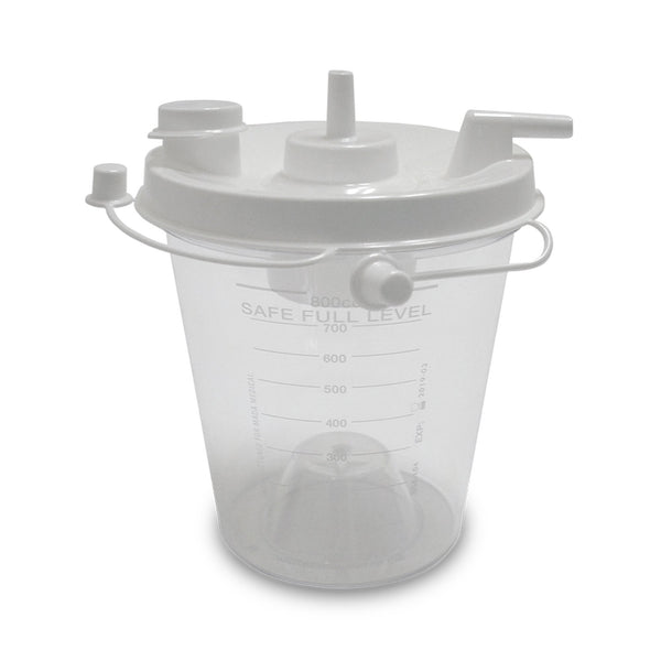 Mada Medical Products Suction Collection Bottle 800 mL Pour Lid (230807_EA) 1/EA