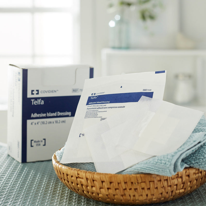 Telfa™ Island Dressing 4 X 4 Inch Square Sterile (473570_CS) 200/CS