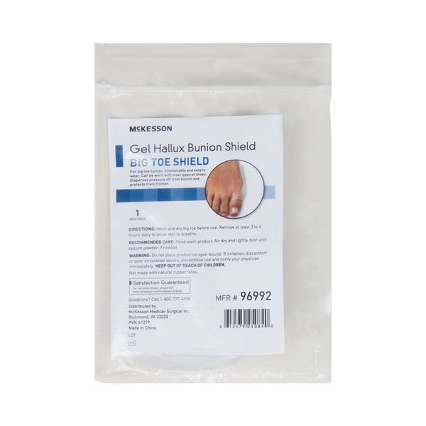 McKesson Bunion Shield One Size Fits Most Pull-On Toe (805359_EA) 1/EA