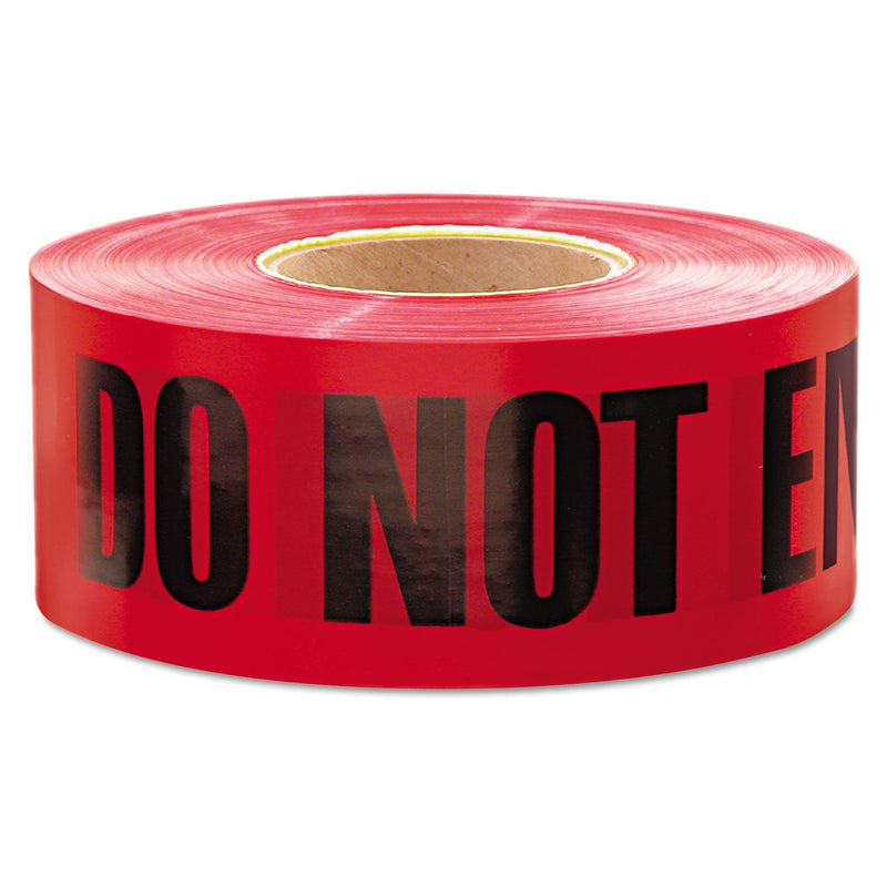 Empire Level 1,000 ft. x 3 in. "Danger Do Not Enter" Barricade Tape (Red) (272-11-081) 1 Roll