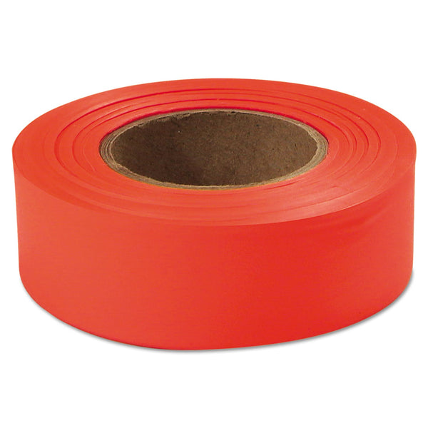 Empire Level Flagging Tape, Glo-Orange, 1" x 200ft, Plastic (272-77-002) 1 Roll