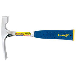 Estwing Bricklayer or Mason's Hammers, 16 oz, 11 in, Steel Handle (268-E3-16BLC) Each